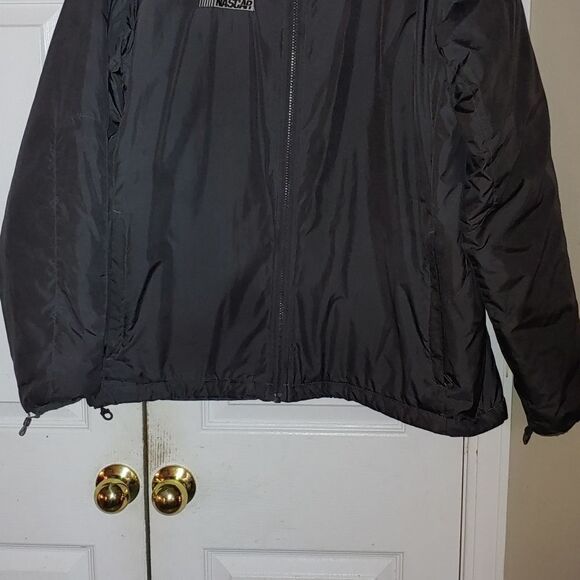 The North Face gray Nascar emboidered logo jacket Sz XL - Picture 2 of 7